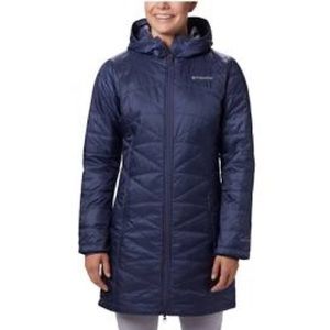 NWOT Navy Columbia Mighty Lite Hooded Jacket-Sz-XL